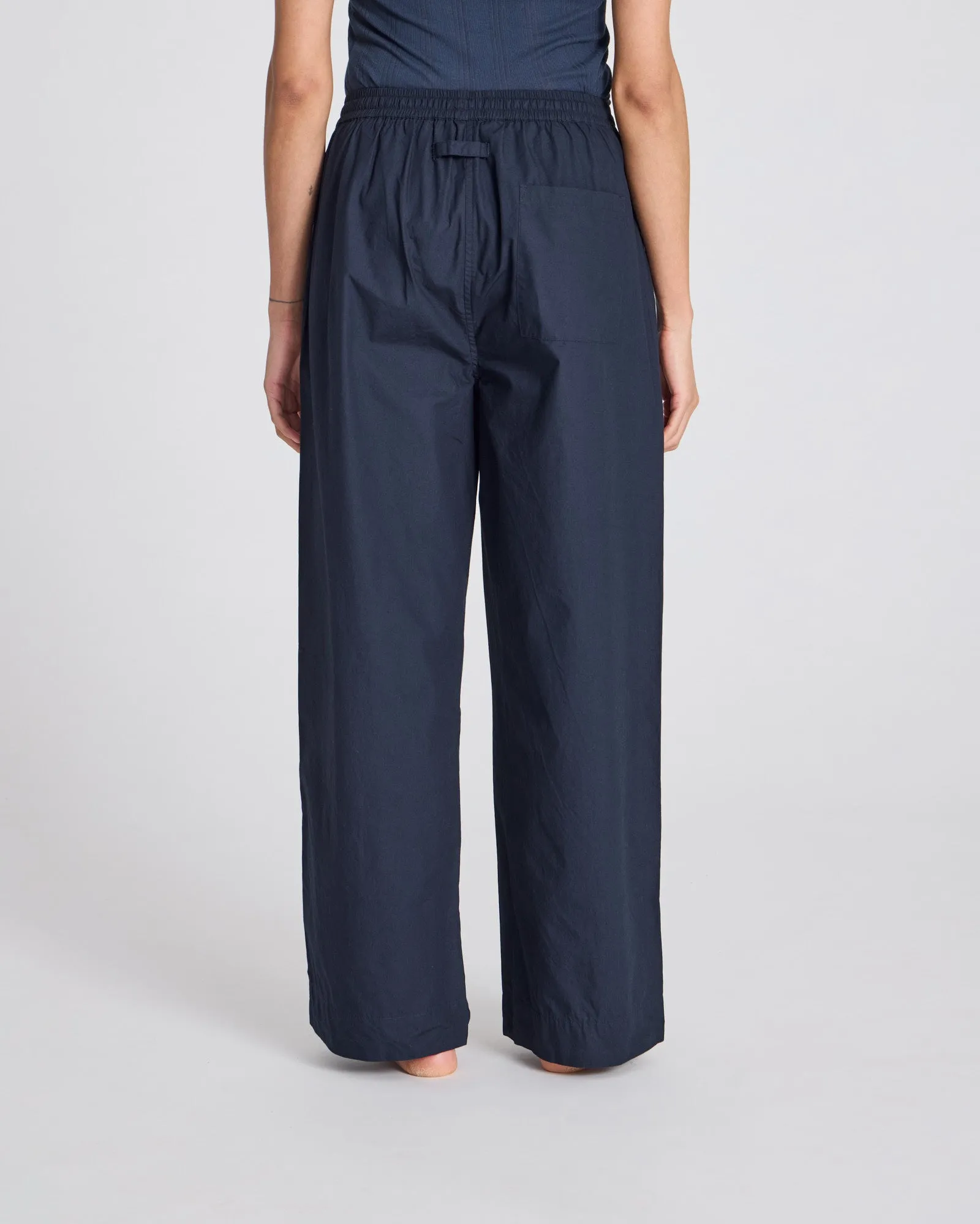Thilde Pant Poplin GOTS 243975 - Midnight Blue