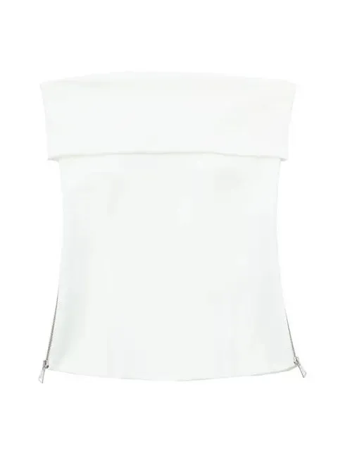 Tube Top for Women – Off-Shoulder Backless Sleeveless Corset Bustier Tank Top, Sexy Summer White & Black Tops