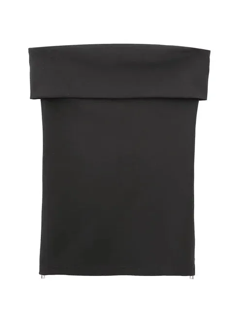 Tube Top for Women – Off-Shoulder Backless Sleeveless Corset Bustier Tank Top, Sexy Summer White & Black Tops