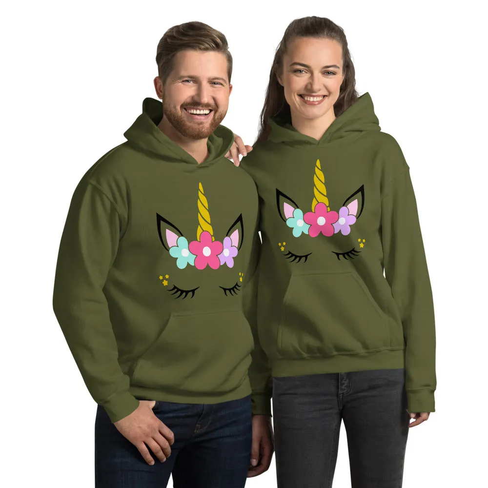 Unicorn Pullover Sweatshirt Hoodie for Men and Women