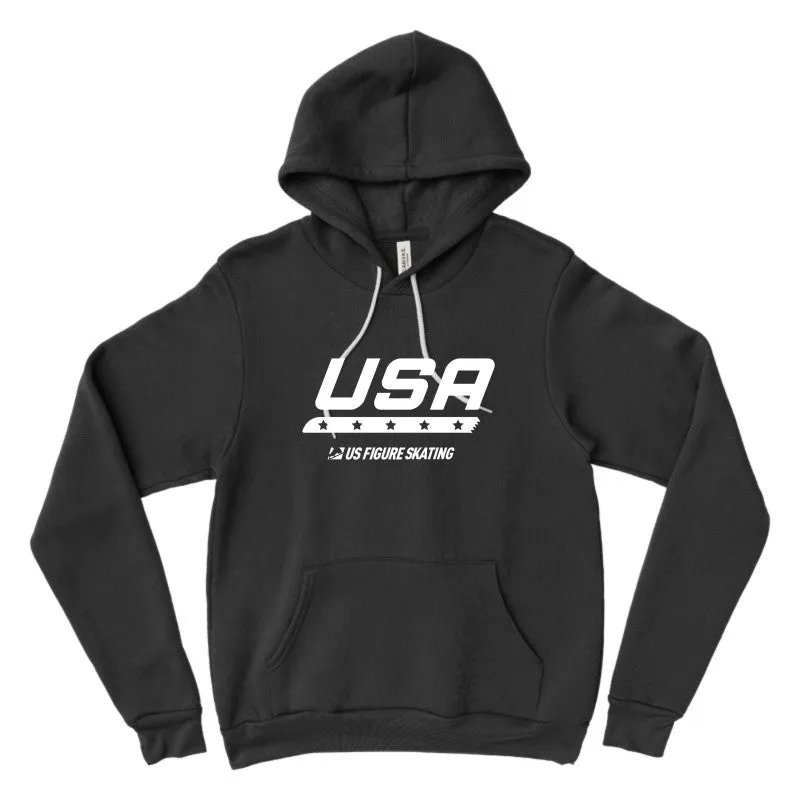 USA Star Blade, Fleece Pullover Hooded Sweatshirt