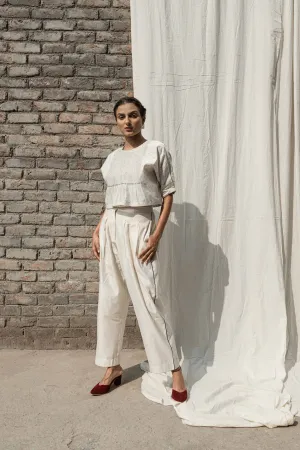 White Classic Pants