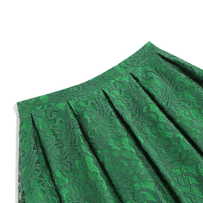Women's Vintage Elegant Lace Mesh Skirt
