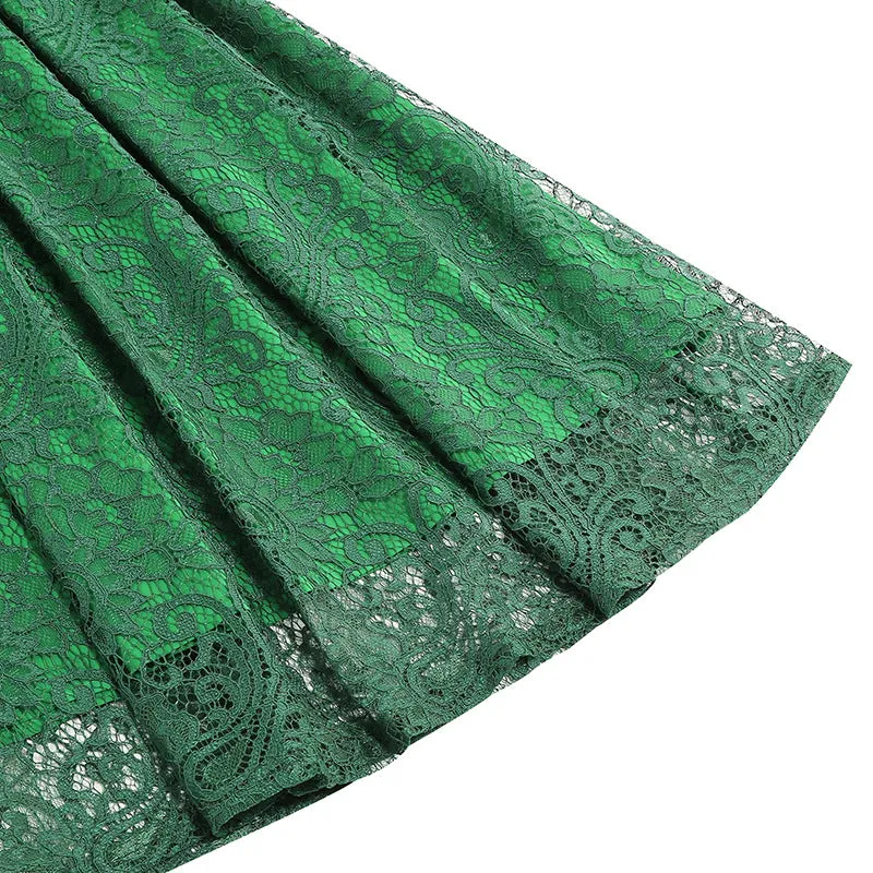 Women's Vintage Elegant Lace Mesh Skirt