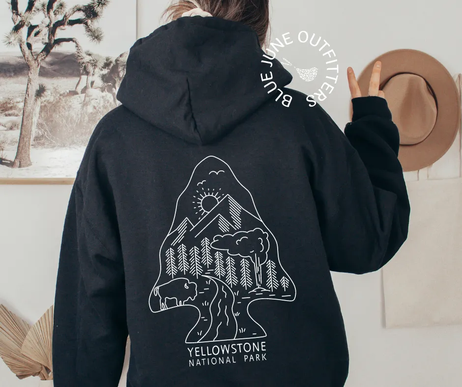 Yellowstone National Park | Arrowhead Hoodie